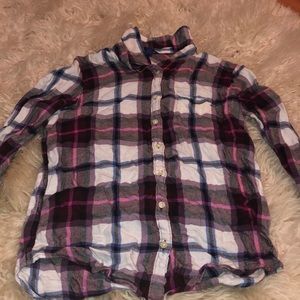 Soft plaid button up